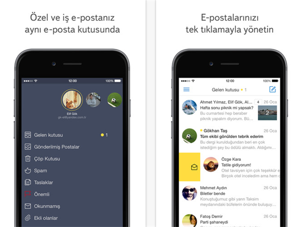 Yandex.Mail iOS sürümü yenilendi
