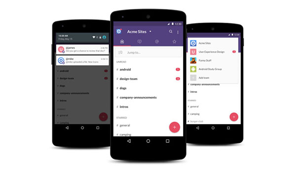 Slack'ın Android uygulaması yenilendi