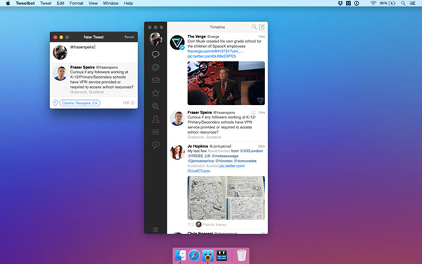 Alternatif Twitter istemsici Tweetbot, OSX tarafında güncellendi
