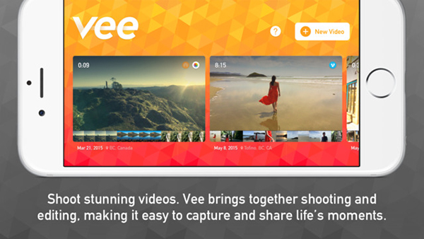 iOS platformuna video odaklı yeni uygulama: Vee for Video