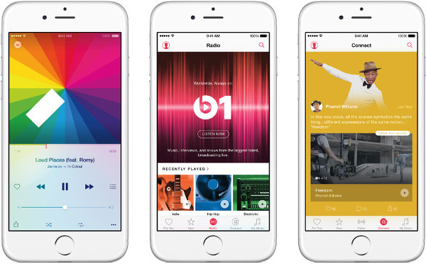 Apple resmen çevrimiçi müzik sektöründe