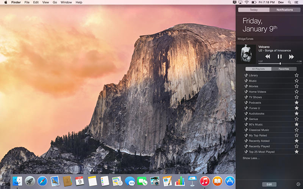 Mac uyumlu WidgeTunes artık ücretsiz