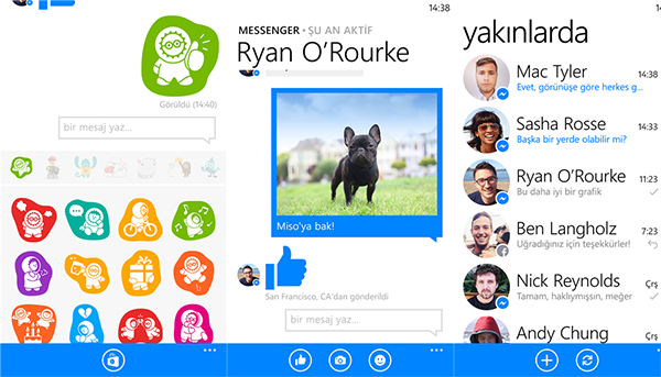 Windows Phone için Facebook Messenger güncellendi