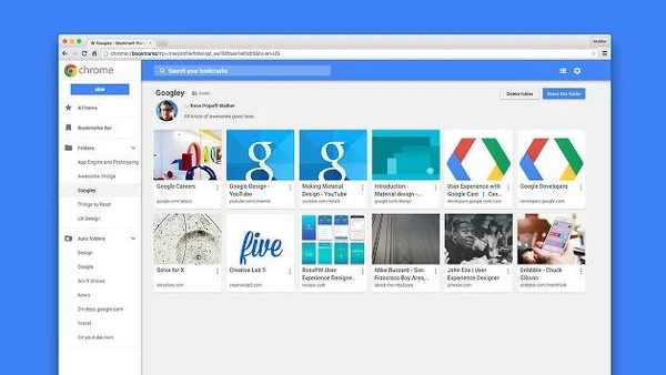 Chrome sık kullanılanlar yönetim eklentisi iptal edildi