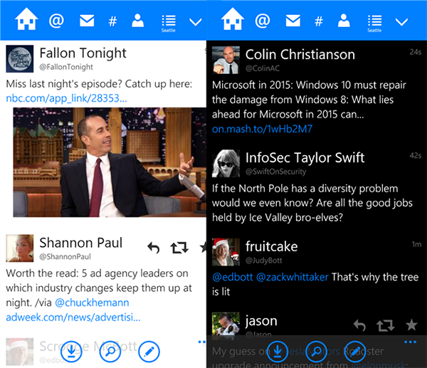 Windows Phone / Windows uyumlu Twitter istemcisi Tweetium güncellendi