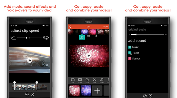 Windows Phone için Videoshop - Video Editor uygulaması kullanıma sunuldu