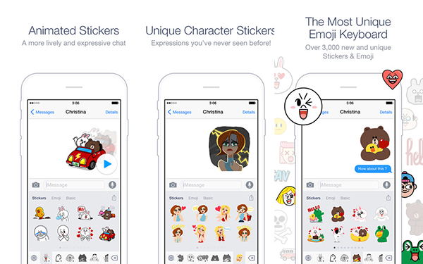 Line, iOS için Emoji klavyesini kullanıma sundu