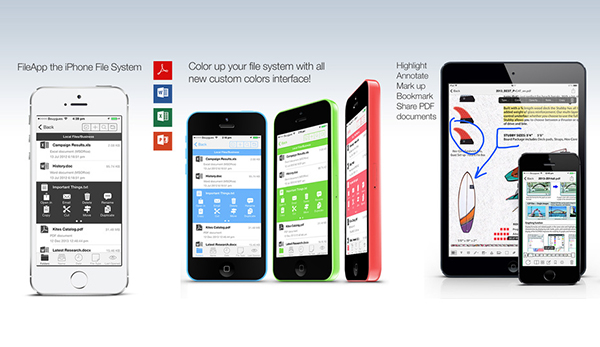 iOS uyumlu FileApp artık ücretsiz
