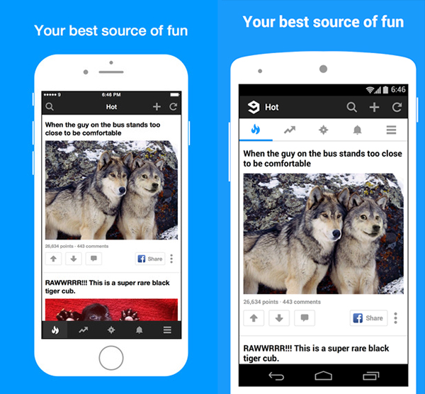 9GAG'ın iOS ve Android uygulaması güncellendi