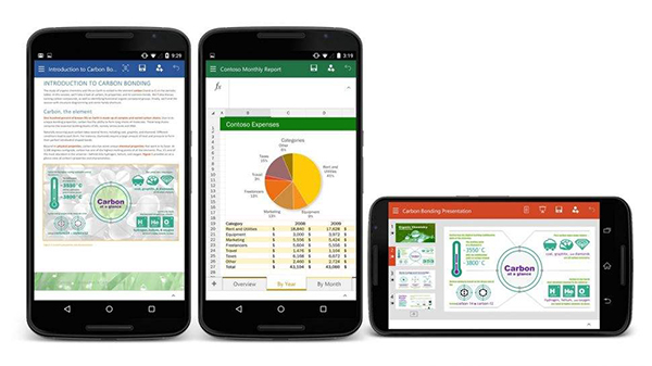 Android için Microsoft Office Mobile, önizleme sürümünden çıktı