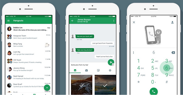 iOS için Google Hangouts önemli bir güncelleme aldı