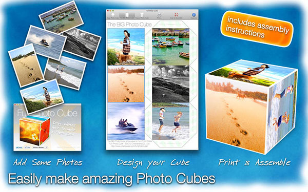 Mac uyumlu Fun Photo Cube artık ücretsiz