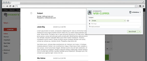 Evernote'un Web Clipper eklentisi yeni özellikler kazandı