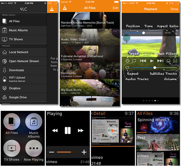 iOS için VLC, Apple Watch desteği kazandı