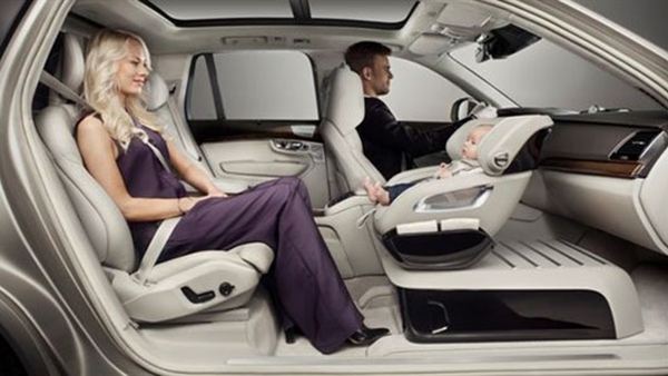 Volvo Dan Ilginc Arac Ici Cocuk Koltugu Konsepti