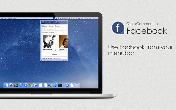 Mac için MenuTab for Facebook artık ücretsiz