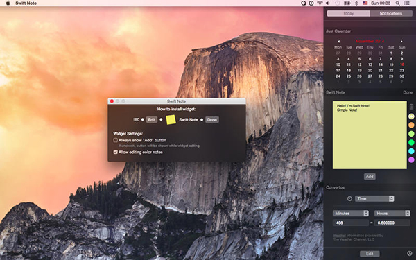 Mac uyumlu Swift Note artık ücretsiz