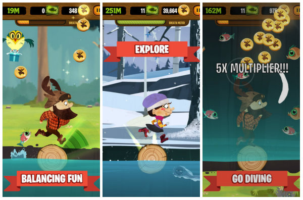 Thunder Jack Log Runner Android'e geldi