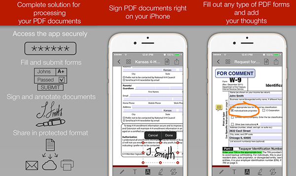 iOS için PDF Forms bugüne özel ücretsiz