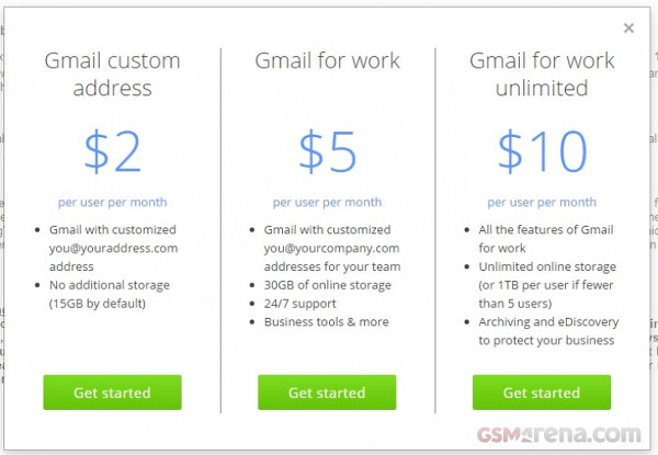 Özel Gmail adresleri aylık 2$ karşılığında sizin olabilir