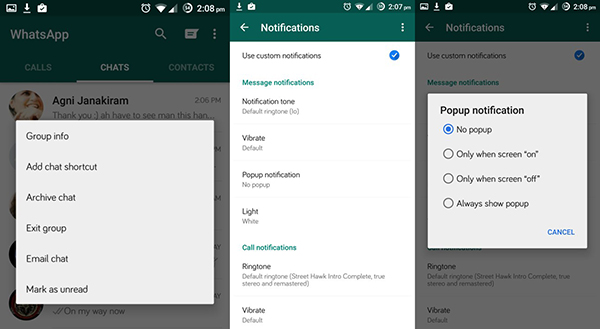 Android için WhatsApp'a faydalı özellikler eklendi