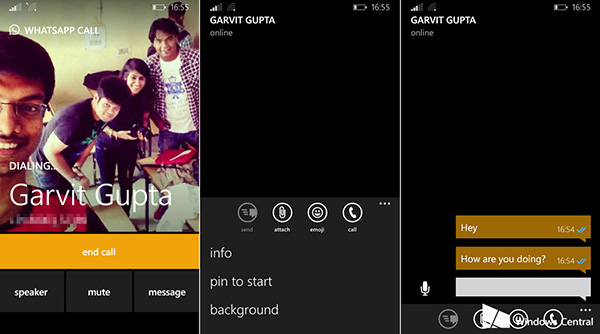 Windows Phone için WhatsApp Beta, yeni sürümüyle sesli görüşmeden daha az veri harcıyor