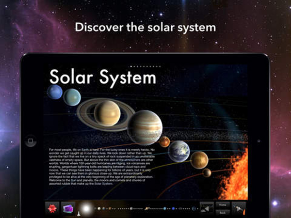 iPad için Solar System uygulaması indirimde