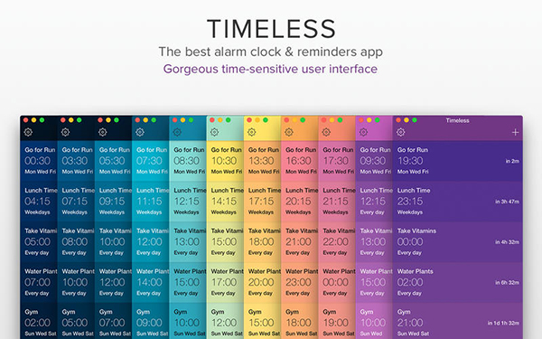 Mac platformuna yeni bir uygulama daha: Timeless