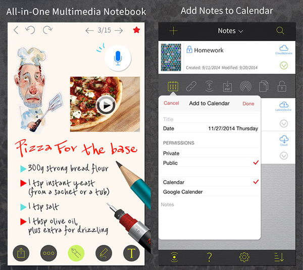 iOS uyumlu NoteLedge Ultimate kısa bir süre için ücretiz yapıldı
