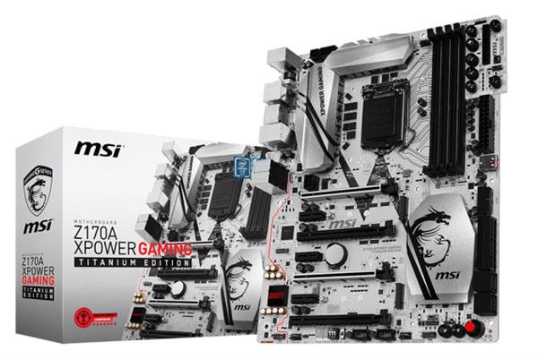 MSI'dan titanyum destekli anakart: Z170A XPower Gaming Titanium