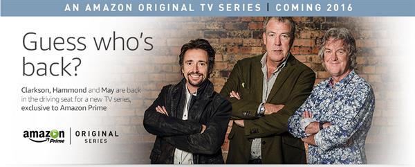 Amazon, eski Top Gear sunucularını yeniden bir araya getiriyor