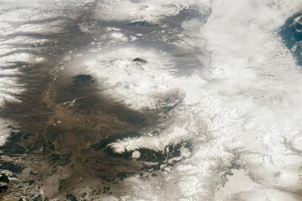 NASA Rus yanardağlarının uzaydan çekilmiş görüntülerini yayınladı