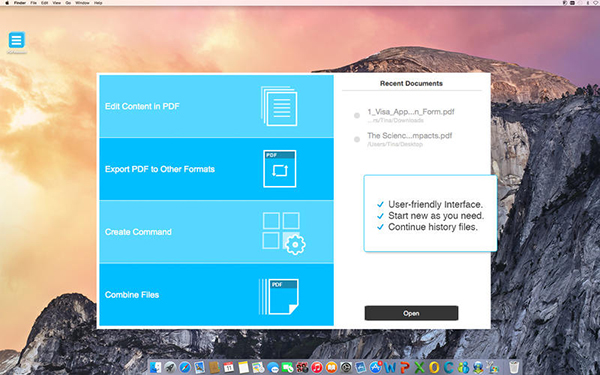 Mac için yeni uygulama: PDFelement