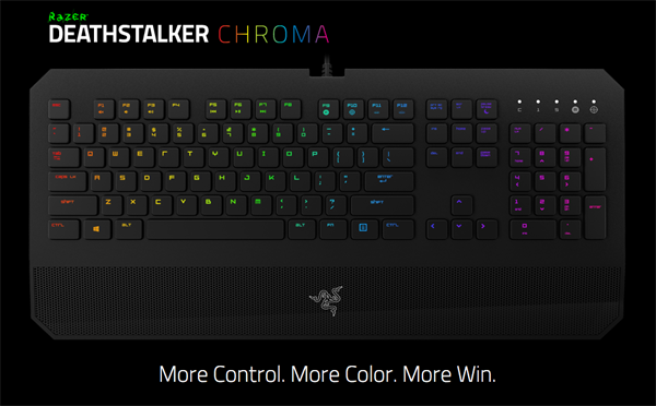 Razer'dan Orbweaver ve DeathStalker'a 'Chroma' dokunuşu