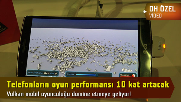telefonlarin oyun performansi 10 kat artacak qualcomm vulkan demosu