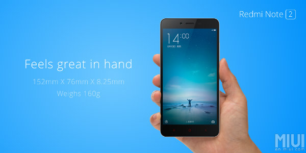 Xiaomi Redmi Note 2 resmileşti