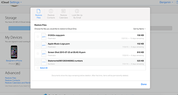 Apple, iCloud'a 'geri getirme' özelliği ekledi