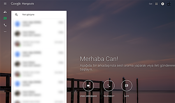 Google Hangouts'un artık kendi sitesi var
