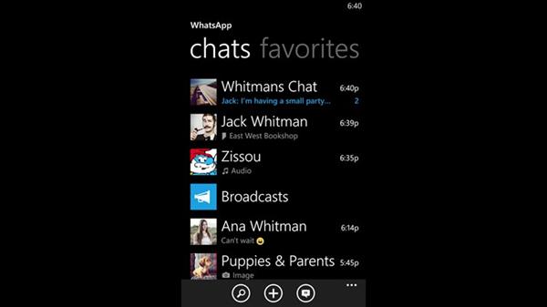 Windows Phone için WhatsApp güncellendi, önemli özellikler geldi