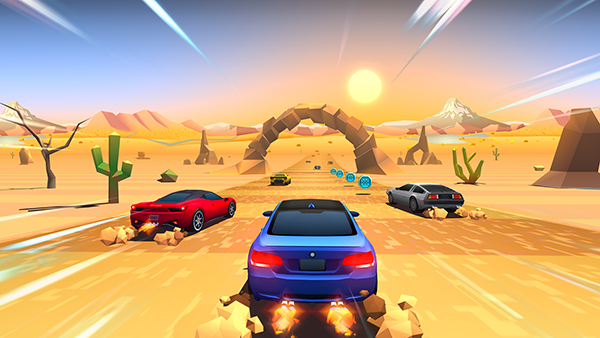 Arcade tarzdaki yarış oyunu Horizon Chase, Appstore'daki yerini aldı