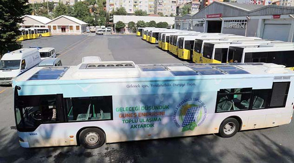 İETT, ülkemizin ilk güneş enerjili toplu taşıma otobüsünü geliştirdi