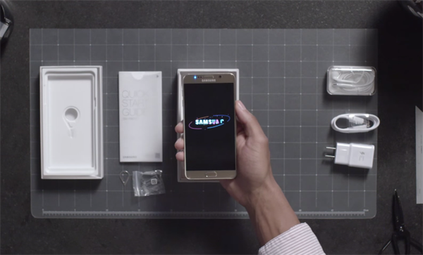 Samsung'un yeni Galaxy Note 5 reklamı akıllı telefonun iç yapısı hakkında bilgi veriyor