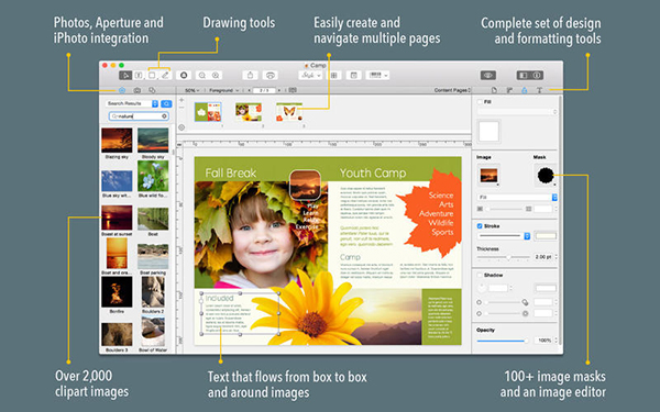 Mac platformuna gelişmiş yeni tasarım uygulaması: Swift Publisher 4