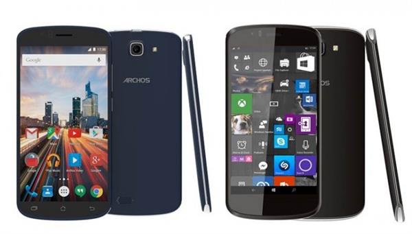Archos, birisi Windows 10 mobile ile çalışacak iki yeni akıllı telefon duyurdu