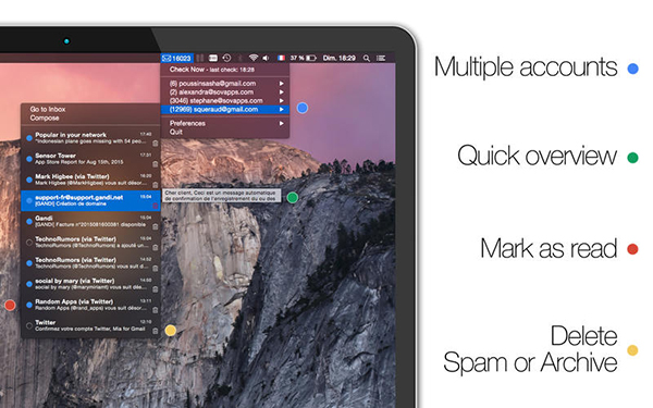 Mac uyumlu Mia for Gmail ücretsiz yapıldı