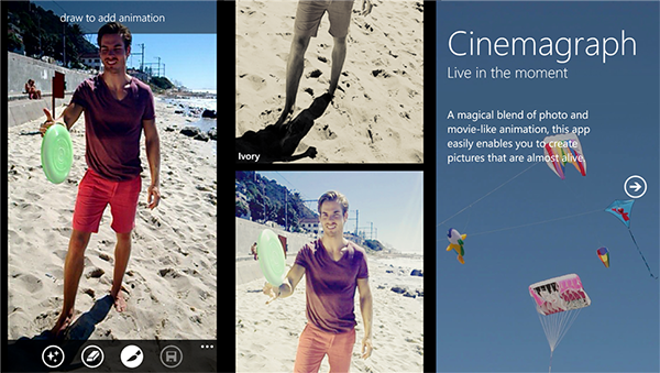 GIF animasyonlar için hazırlanan Lumia Cinemagraph uygulaması Windows 10 desteği aldı