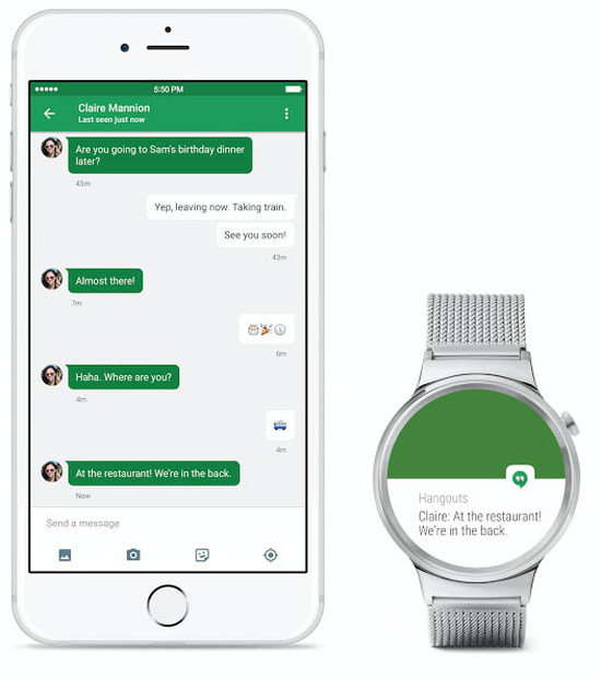 Android Wear artık iPhone uyumlu 