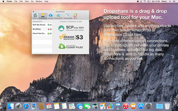 Dosya paylaşım odaklı Mac uygulaması Dropshare indirimde