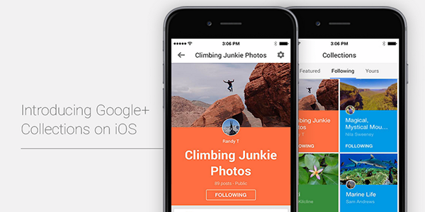 Google+'ın iOS sürümüne 'Koleksiyonlar' desteği geldi