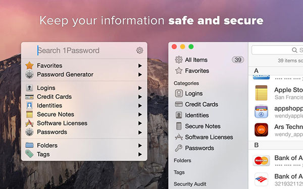 Mac uyumlu şifre uygulaması 1Password %30 indirimde